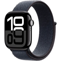 Смарт-годинник Apple Watch Series 10 GPS 42mm Jet Black Aluminium Case with Ink Sport Loop (MWWG3QH/A)