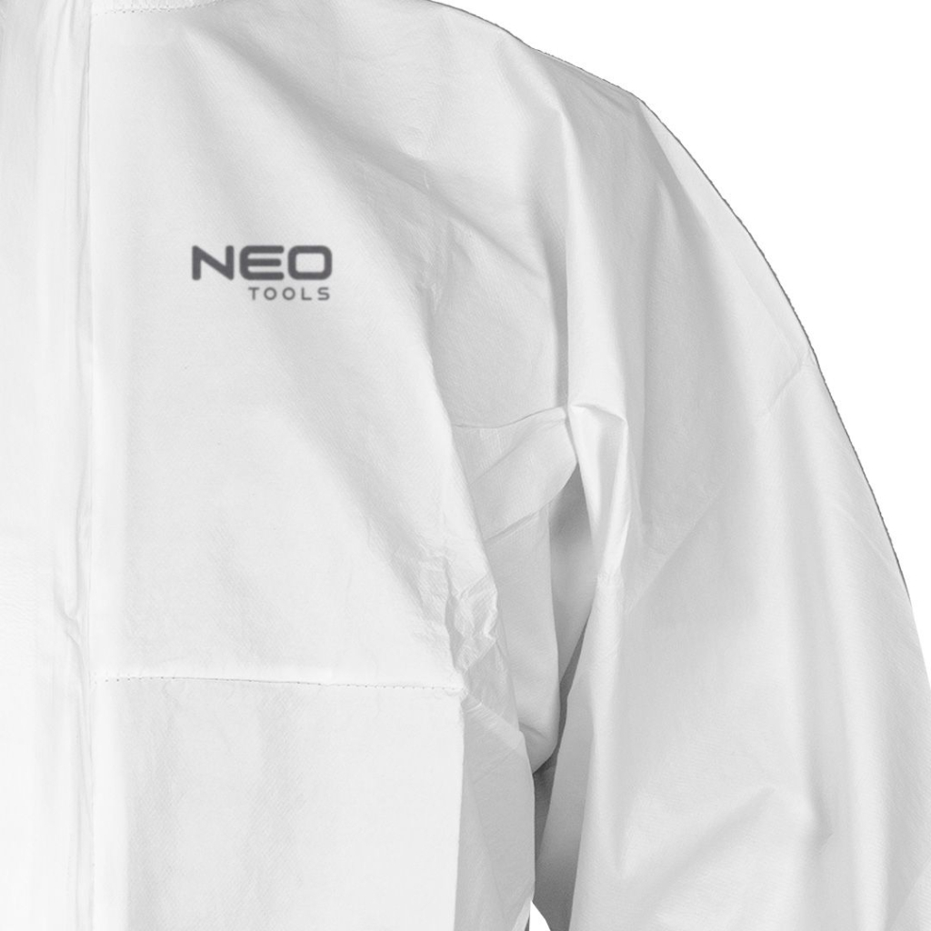 Костюм робочий Neo Tools захисний, матеріал поліпропілен, щільність 65 г/м2, M, білий (81-851-M)