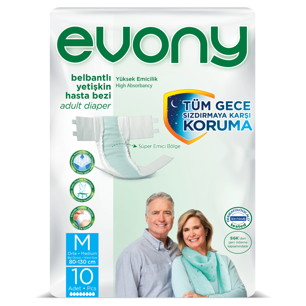 Підгузки для дорослих Evony 2 Medium 10 шт (8690536804054)