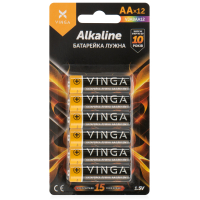 Battery AA LR6 Alkaline 12pcs Blister Vinga (VJABAA12)