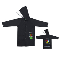 Дощовик дитячий Kite Crazy mode M 130-145 см Чорний (K24-2600M)