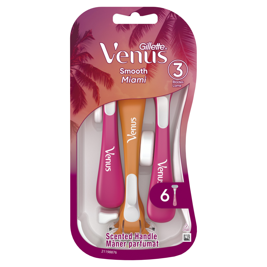 Бритва Gillette Venus Smooth Miami 6 шт. (8700216756907)
