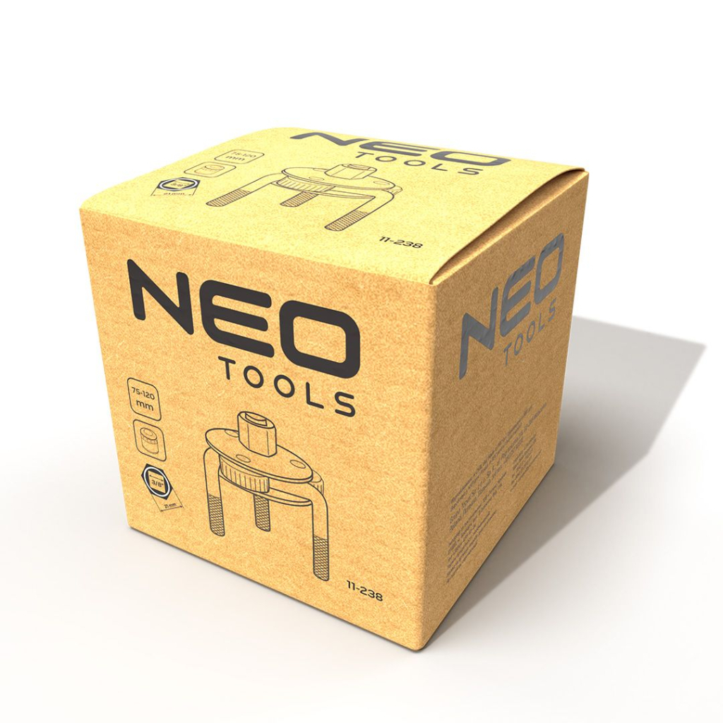 Автомобільний зйомник Neo Tools оливного фільтру, робочий діапазон 75-120мм (11-238)