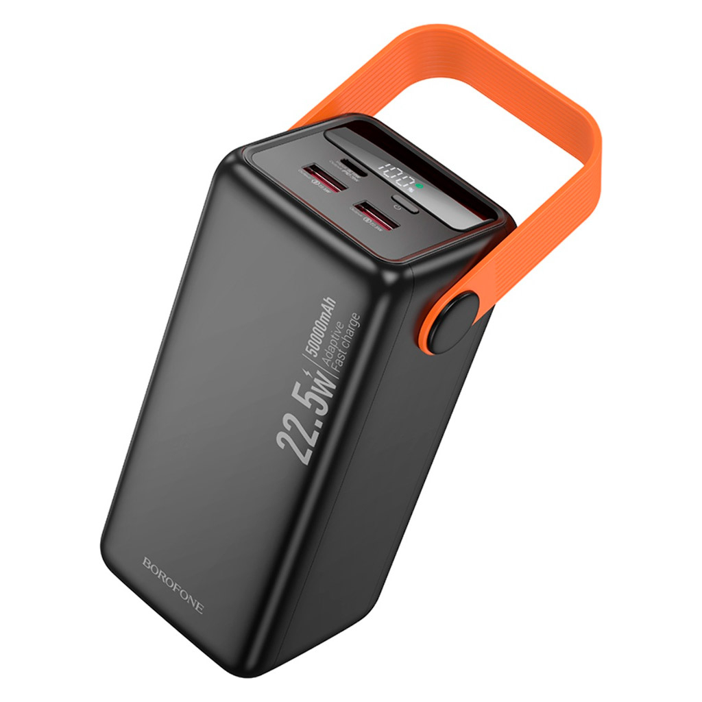 Батарея універсальна BOROFONE 50000mAh BJ66A Magnifico 22.5W PD/20W Black (6941991115158)