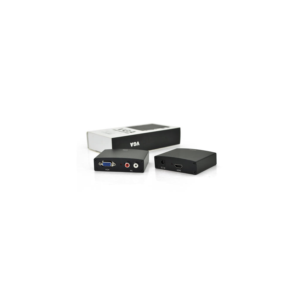 Конвертор VGA to HDMI+ Audio active black Voltronic (YT-AC-HDMI(in)/VGA(out)-B/14898) Конвертор VGA to HDMI+ Audio active black Voltronic (YT-AC-HDMI(in)/VGA(out)-B/14898)