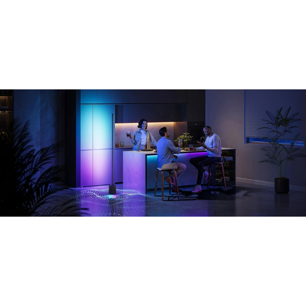 Торшер Govee H6079, 1500Lm, RGBICW, with speaker, WI-FI/Bluetooth, black (H6079312)