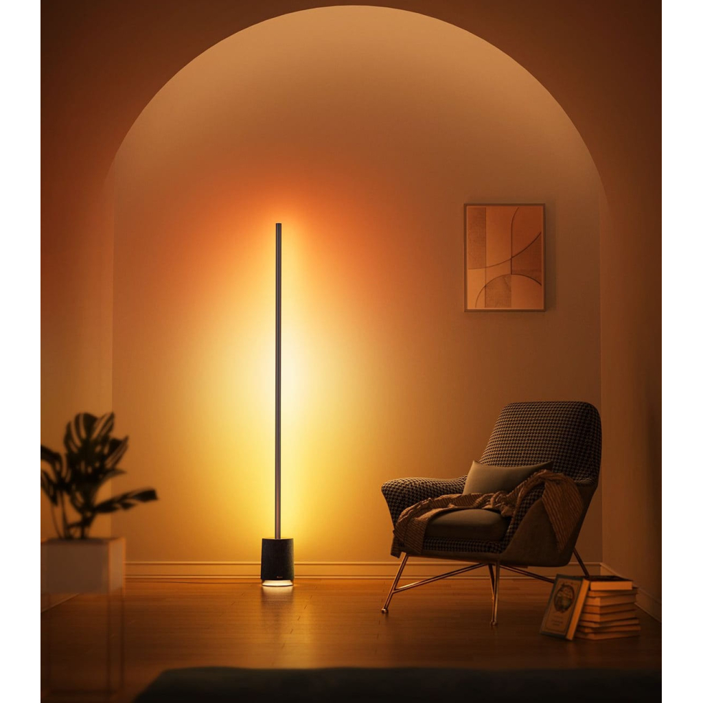 Торшер Govee H6079, 1500Lm, RGBICW, with speaker, WI-FI/Bluetooth, black (H6079312)