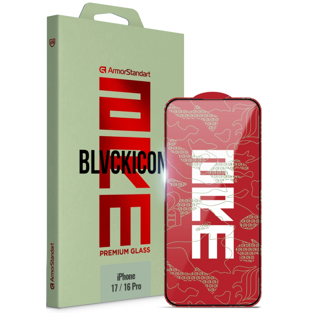 Скло захисне Armorstandart Icon Apple iPhone 17 / 16 Pro Black (ARM79554)