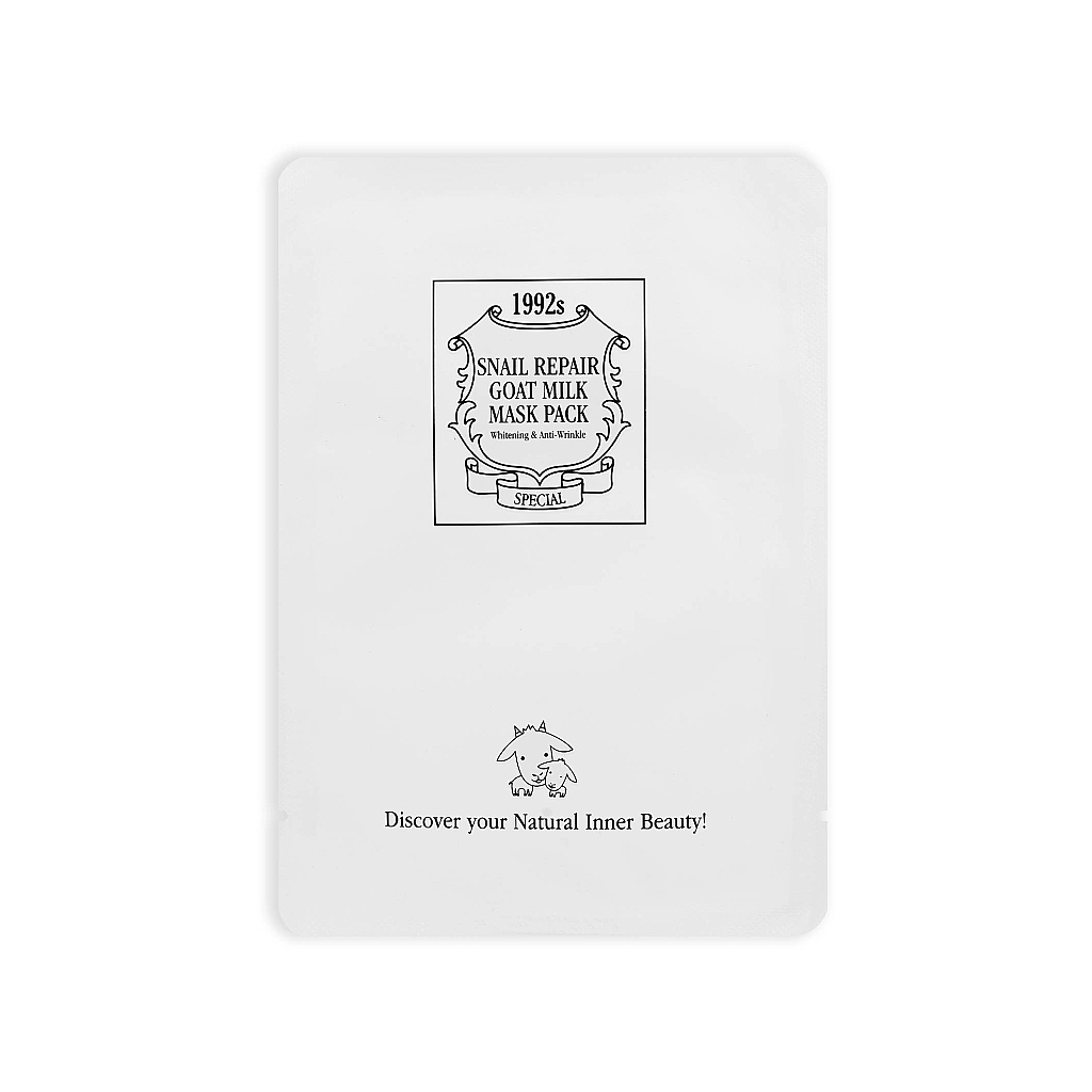 Маска для обличчя Chamos Acaci Snail Repair Goat Milk Mask Pack 23 мл (8809071360820)