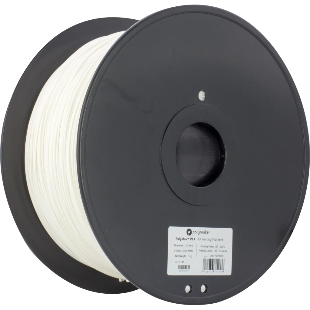 Пластик для 3D-принтера Polymaker TOUGH PLA 1,75mm 3kg WHITE (PA06023)