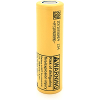 Акумулятор 18650 2500mAh, 35A, 4.2/3.7/2.5V, Yellow LG (LGDBHE41865 (LG HE4))