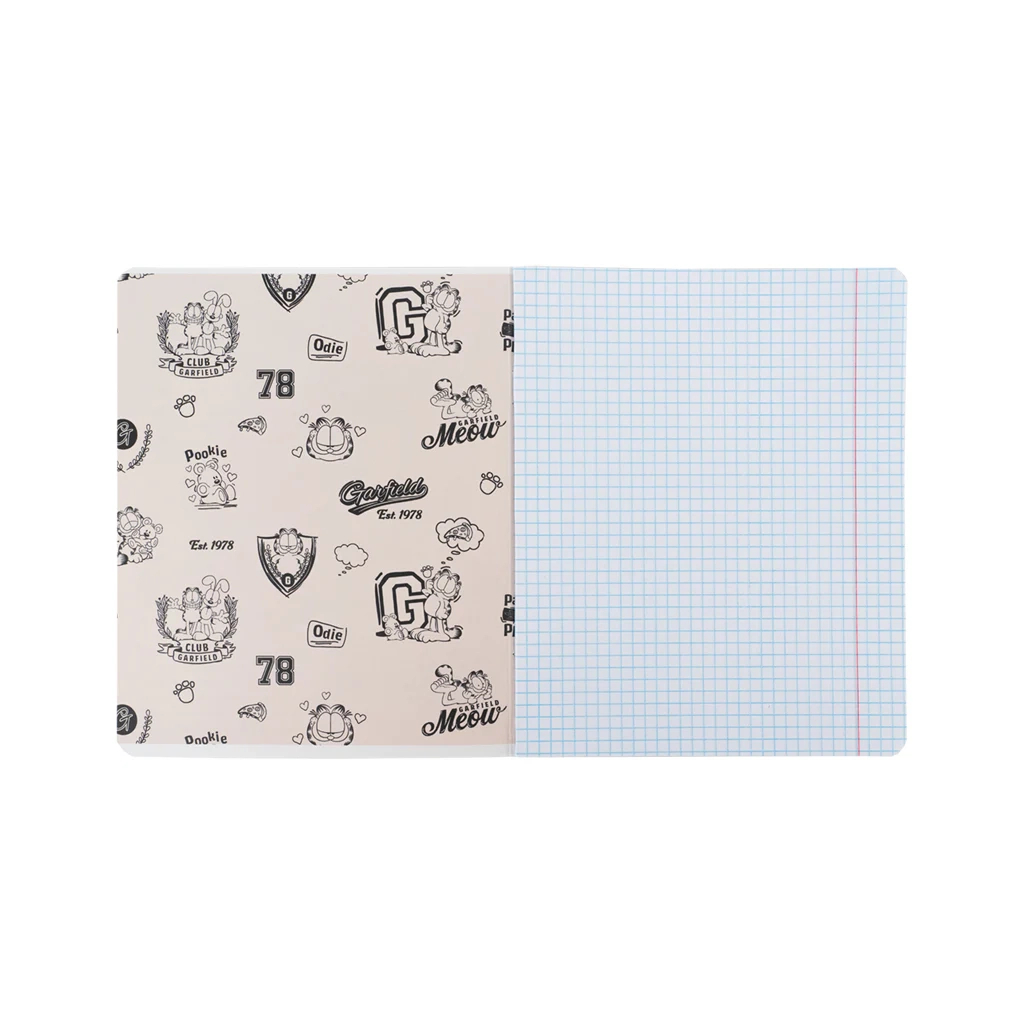 Зошит Kite Garfield, 18 аркушів, клітинка (GF26-236)