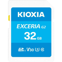 Карта пам'яті Kioxia 32GB SDXC class 10 UHS-I U3 V30 Exceria G2 (LNEX2L032GG4)