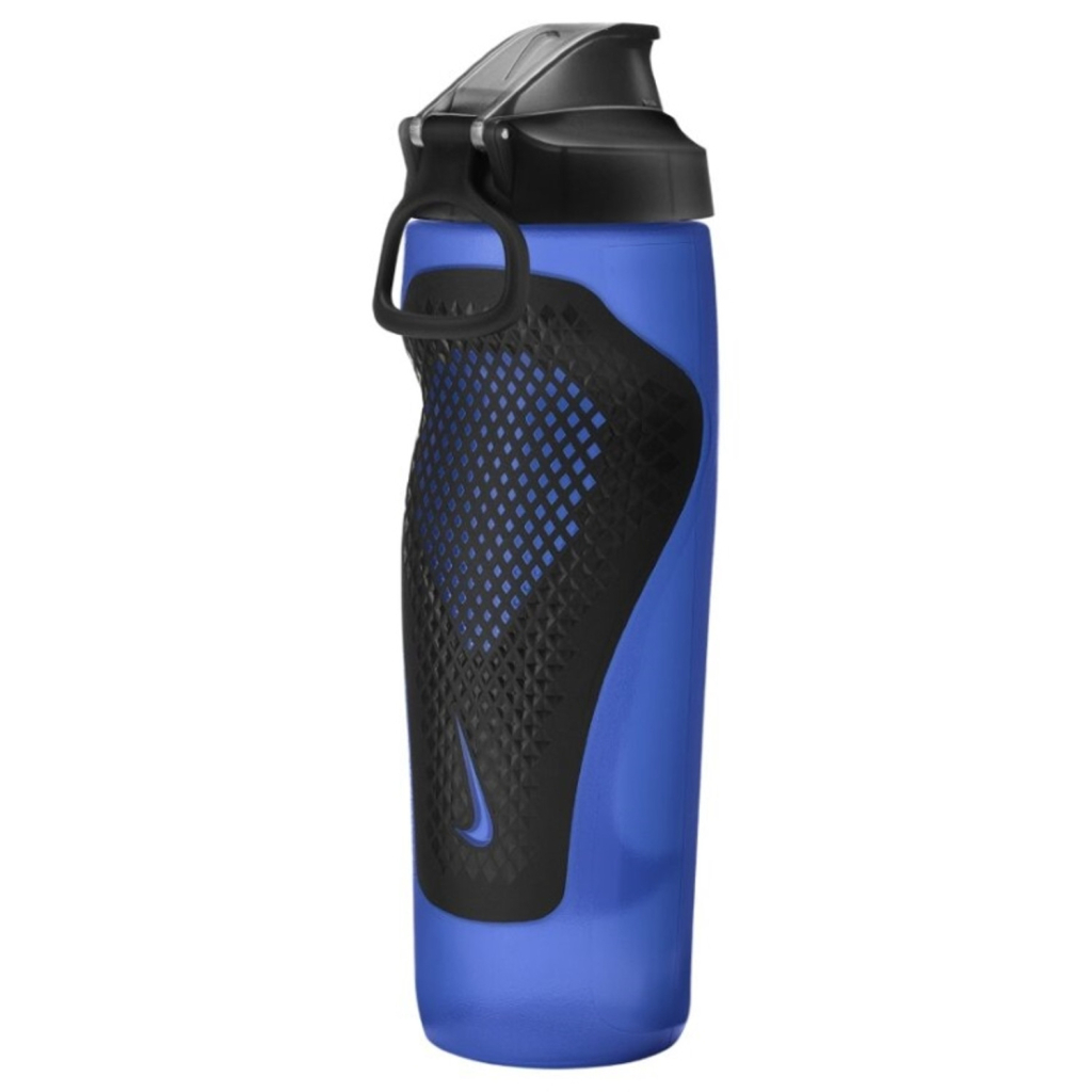 Пляшка для води Nike REFUEL BOTTLE LOCKING LID 32 OZ N.100.7670.423.32 синій, білий, чорний 946 мл (887791745521)