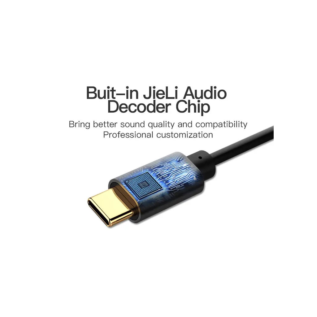 Кабель мультимедійний USB-C to 3.5mm M 1.0m black Vention (BGABF) Кабель мультимедійний USB-C to 3.5mm M 1.0m black Vention (BGABF)