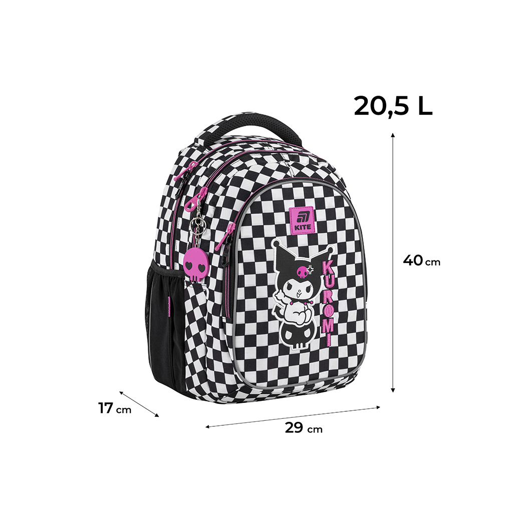Рюкзак шкільний Kite Education teens 8001M Kuromi (HK25-8001M)