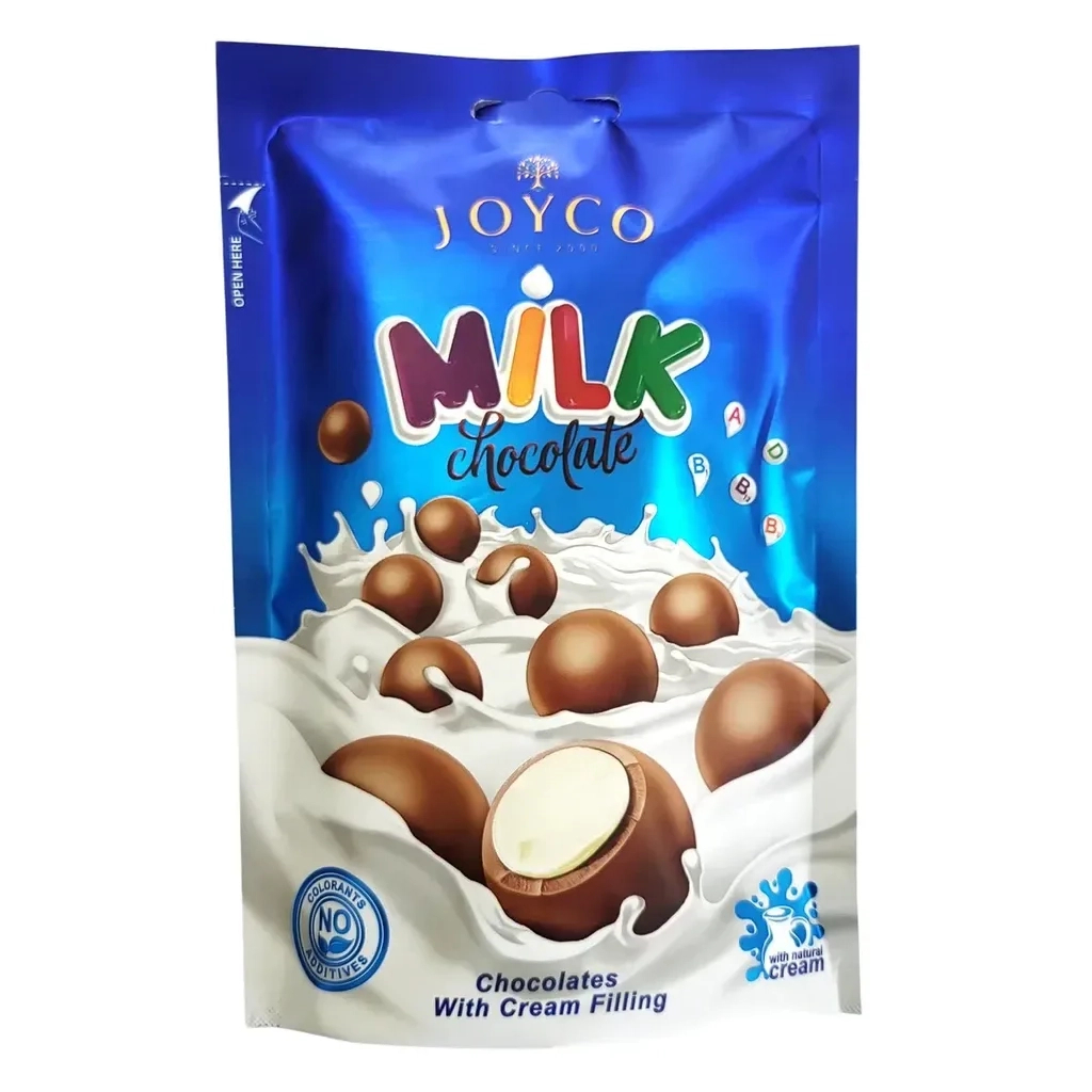 Цукерка JOYCO Шоколадні з вершковою начинкою 60 г (4850001396550)
