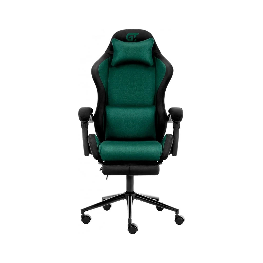 Крісло ігрове GT Racer X-2338 Green/Black (X-2338 Fabric Green/Black) Крісло ігрове GT Racer X-2338 Green/Black (X-2338 Fabric Green/Black)