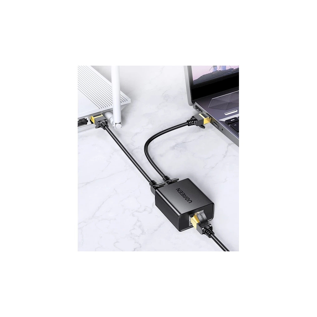 Розгалужувач CM210 RJ-45 1 to 2 Ethernet Converter, 2 шт/пак Black Ugreen (50923) Розгалужувач CM210 RJ-45 1 to 2 Ethernet Converter, 2 шт/пак Black Ugreen (50923)