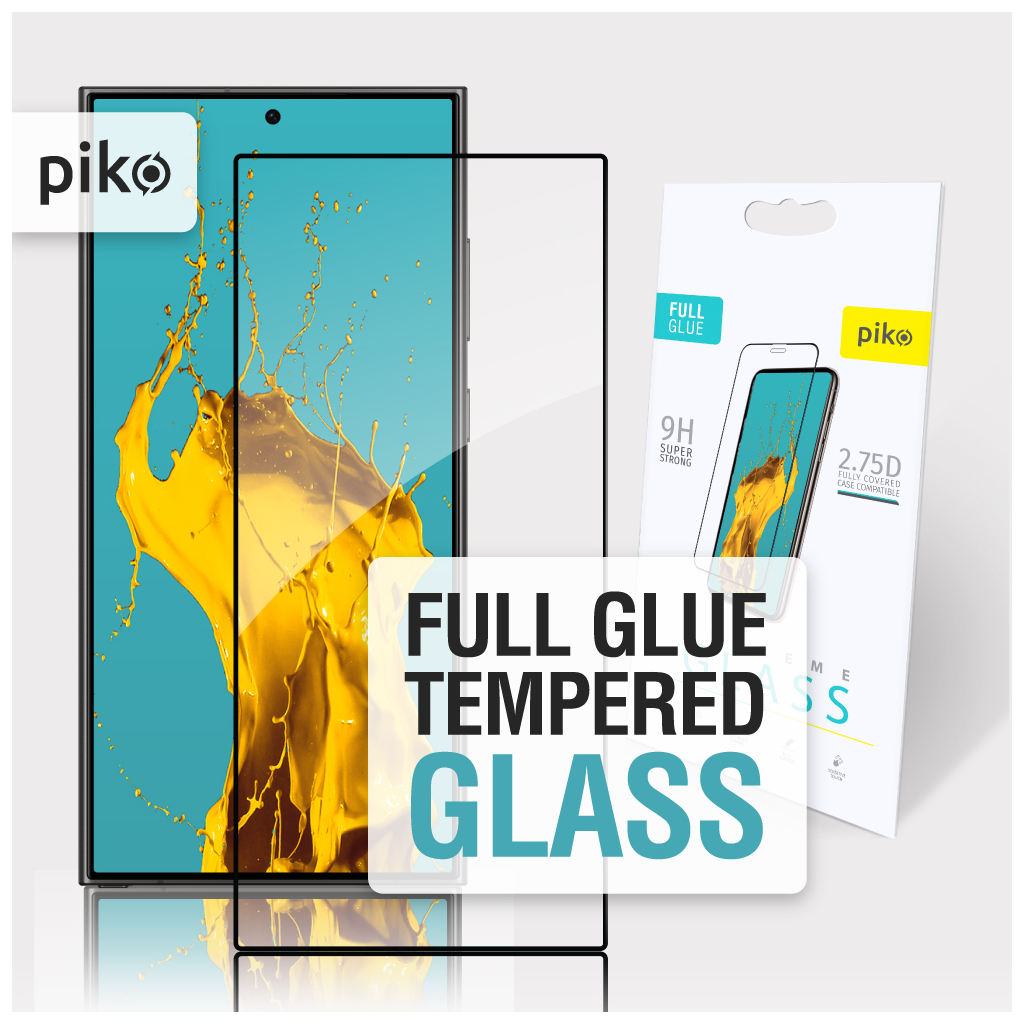 Скло захисне Piko Full Glue ESD Samsung S26 Ultra Black (1283126634369)