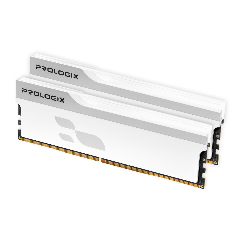 Модуль пам'яті для комп'ютера DDR4 16GB (2x8GB) 3200 MHz Onyx White Prologix (PRO16GB3200YW4K)