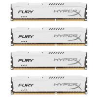 Модуль пам'яті для комп'ютера DDR4 32GB (4x8GB) 2933 MHz HyperX FURY White Kingston Fury (ex.HyperX) (HX429C17FW2K4/32)