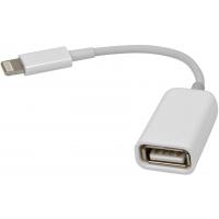 Дата кабель OTG USB 2.0 AF to Lightning 0.08m Defender (87657)