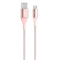Дата кабель USB 2.0 AM to Micro 5P 1.2m DuraTek Mixit 2.4A rose gold Belkin (F2CU051BT04-C00)