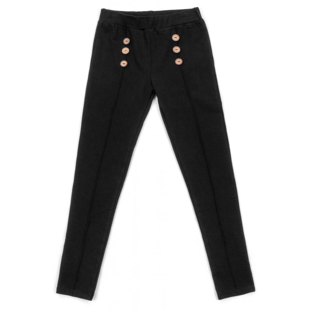 Лосини дитячі Breeze з гудзиками (14755-152G-black)