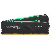 Модуль пам'яті для комп'ютера DDR4 32GB (2x16GB) 2666 MHz HyperX Fury RGB Kingston Fury (ex.HyperX) (HX426C16FB4AK2/32)