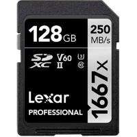 Карта пам'яті Lexar 128GB SDHC class 10 UHS-II 1667x (LSD128CB1667)