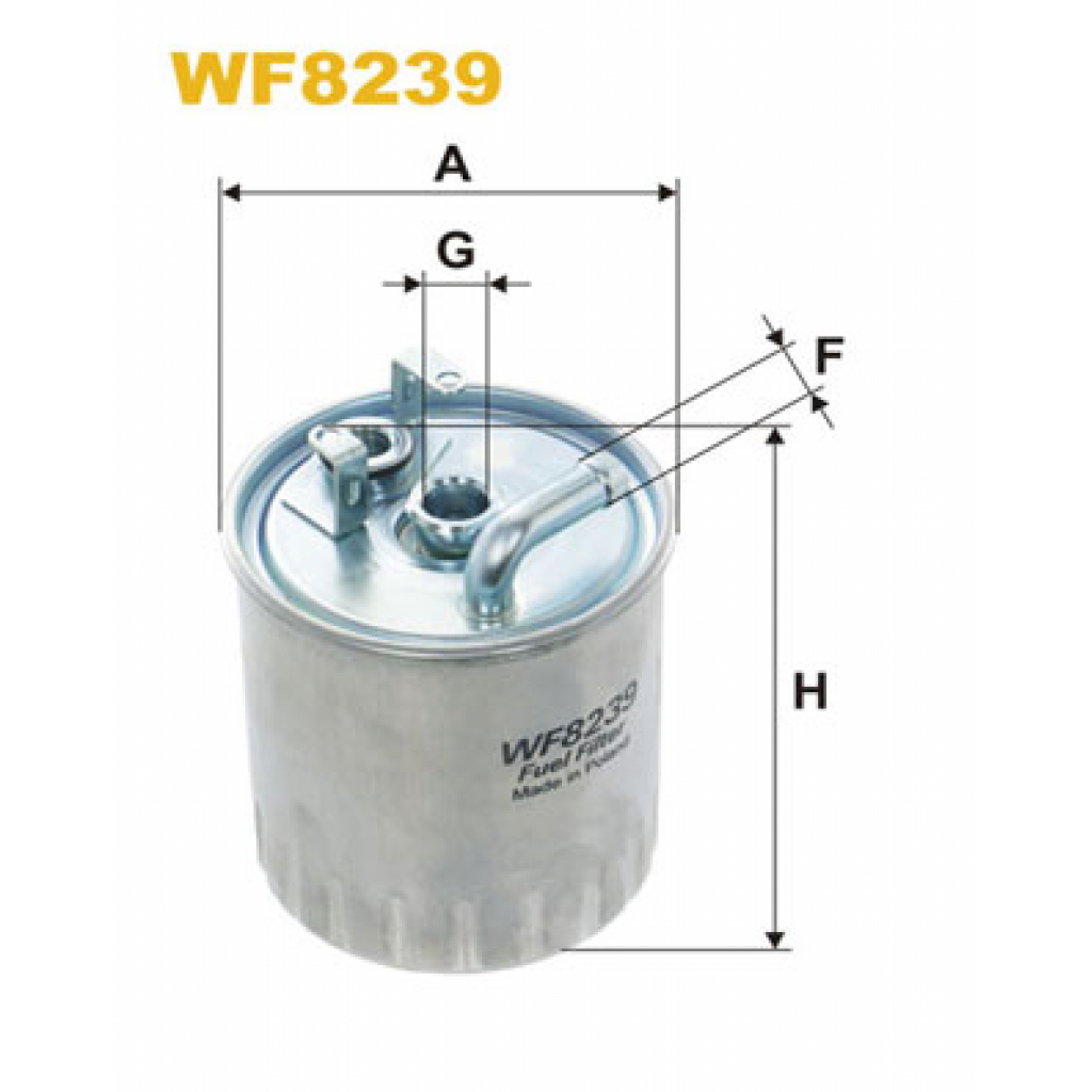 Фільтр паливний Wixfiltron WF8239 Фільтр паливний Wixfiltron WF8239