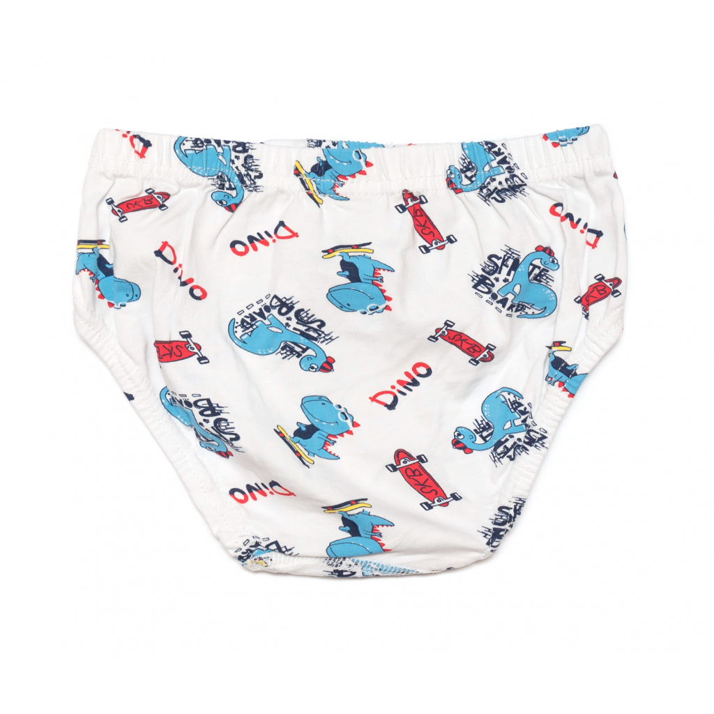 Труси дитячі BiyoKids з динозаврами (2556-104B-white)