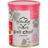 Паштет для котів Pet Chef м’ясне асорті 360 г (4820255190402)