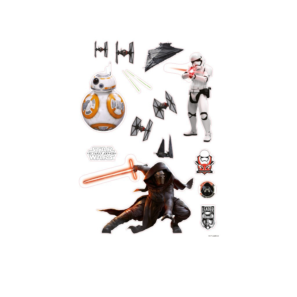 Стікер-наклейка ABYstyle Star Wars "The Force Awakens блістер, 100x70 см (ABYDCO352)