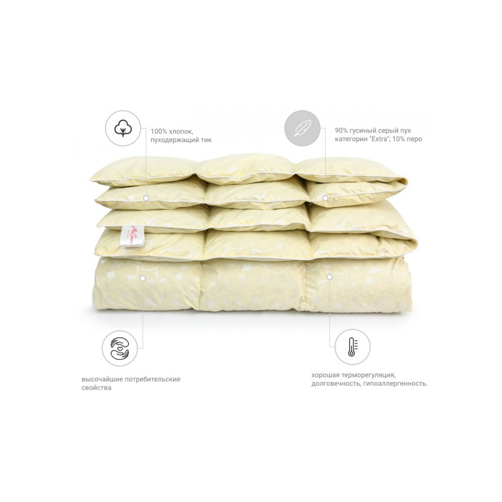 Ковдра MirSon пухова Extra 042 зима + 155x215 см (2200000004031)