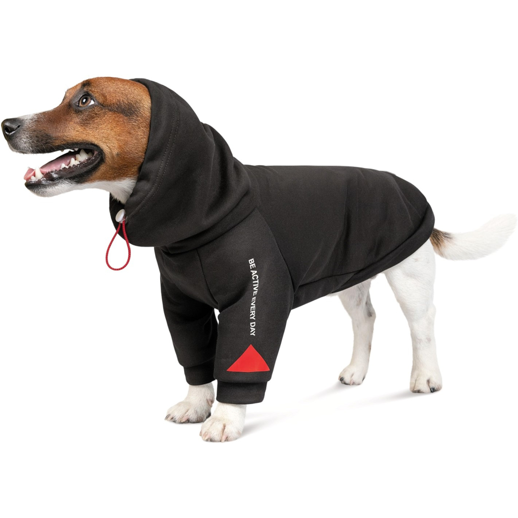 Худі для тварин Pet Fashion "Snoodie" M чорне (4823082423446)