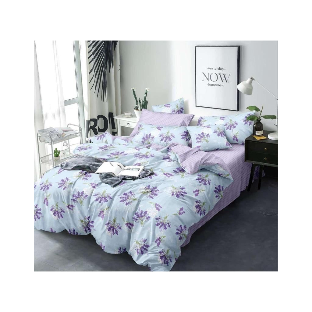 Постільна білизна MirSon Бязь 17-0130 Lavender sea 175х210 (2200001637139)