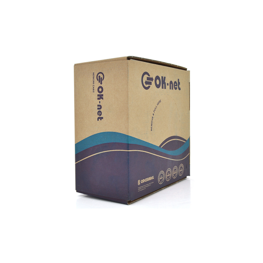Кабель мережевий OK-Net FTP 305м (КППЭт-ВП (100) 2х2х0,51 / 305) Кабель мережевий OK-Net FTP 305м (КППЭт-ВП (100) 2х2х0,51 / 305)