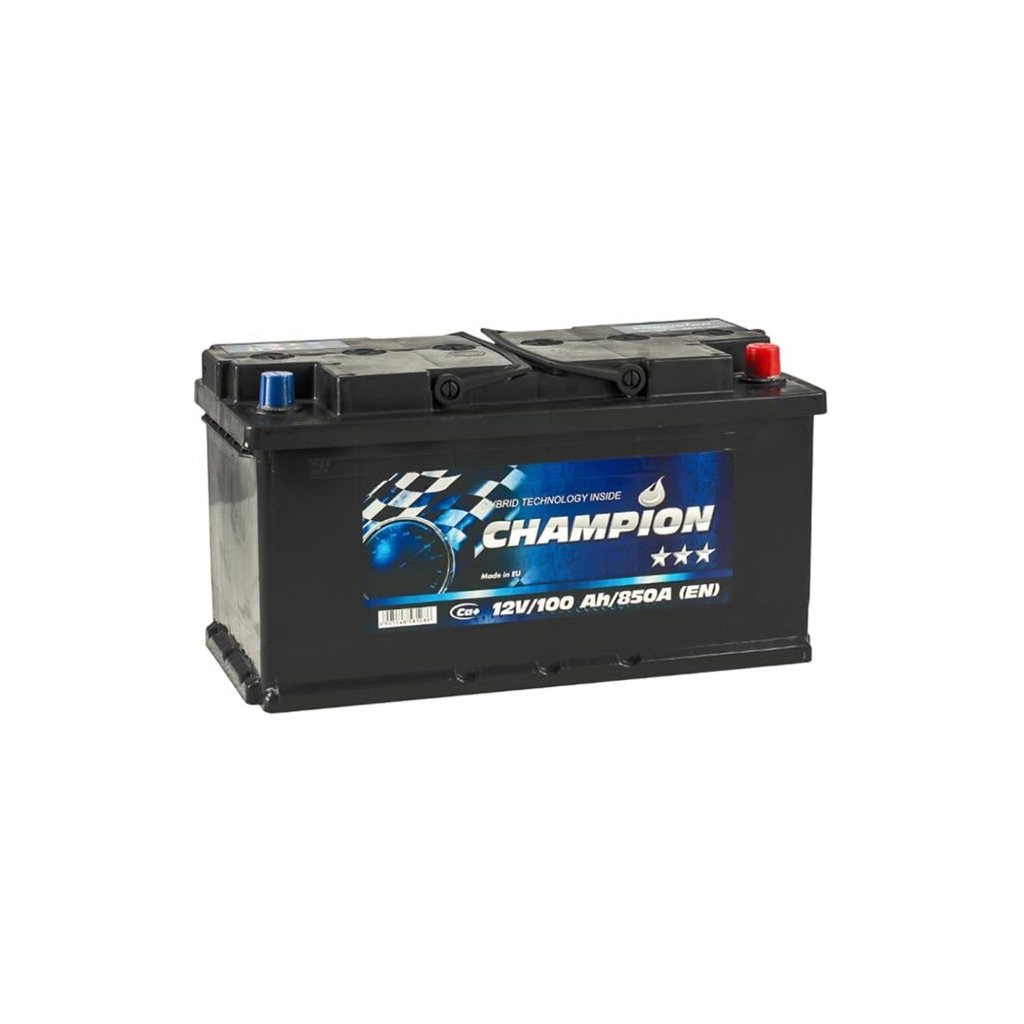 Акумулятор автомобільний Champion Black 100 Ah/12V Euro (CHB100-0)