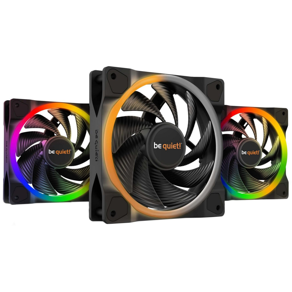 Кулер до корпусу Be quiet! Light Wings 140mm PWM high-speed 3 pcs (BL079)