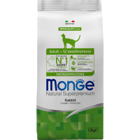 Dry food for cats Monge Cat Adult with rabbit 1.5 kg (8009470011945)