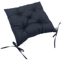 Chair cushion MirSon Ranforce Elite 16-9000 Black Stone 40x40 cm (2200006185291)