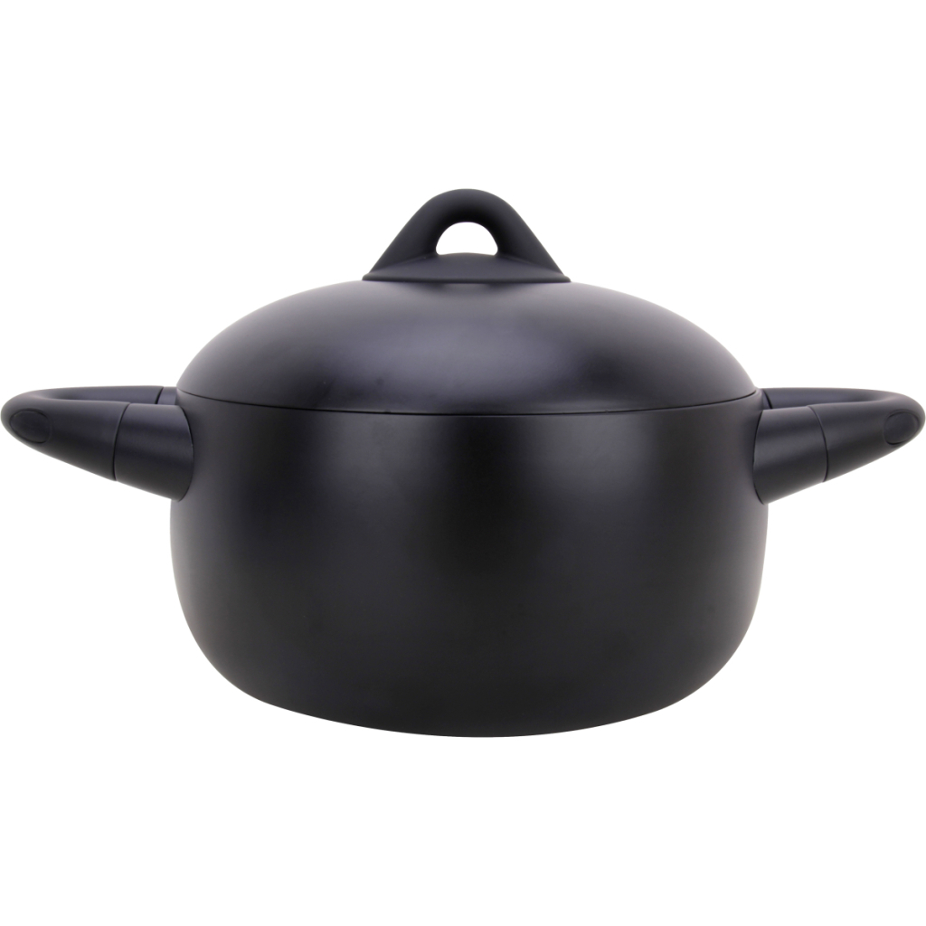 Каструля Pepper "Чорна перлина" 22 х 11 см 4 л (PR-2205) Каструля Pepper "Чорна перлина" 22 х 11 см 4 л (PR-2205)