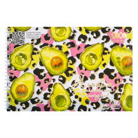 Drawing album ZiBi Kids Line AVOCADO, A4 30 sheets, 120 g/m2, on a spring (ZB.1451-15)