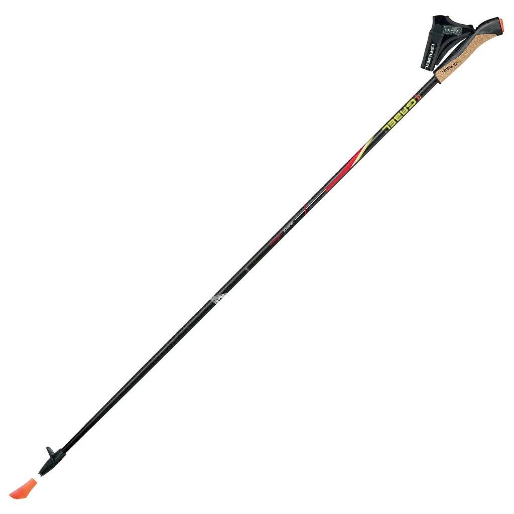 Палиці для скандинавської ходи Gabel FX-75 Snake Carbon 130 Dual Spike (7008351011300)