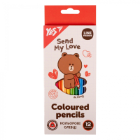 Colored pencils Yes Line Friends 12 pcs (290705)