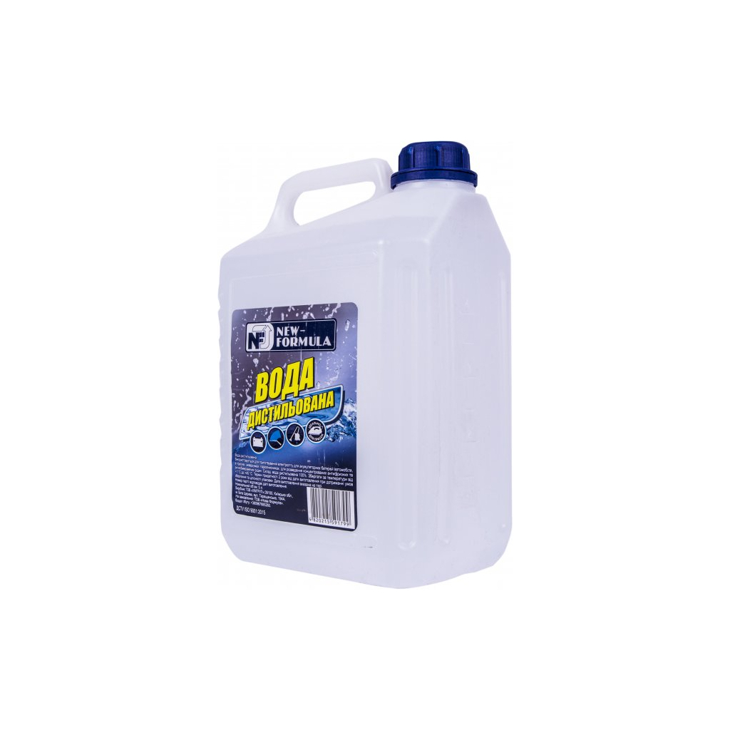 Вода дистильована NEW FORMULA 5л (4820215591799)