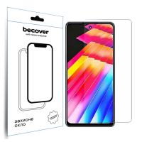 Скло захисне BeCover Infinix HOT 30 Play NFC (X6835B) 3D Crystal Clear Glass (709721)