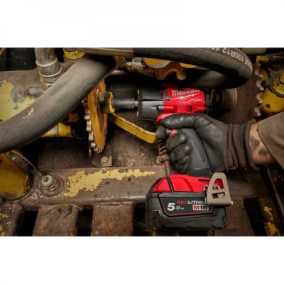 Гайковерт Milwaukee імпульсний 1/2"881 Нм з фрикційним кільцем M18 FMTIW2F12-502X (4933478450)
